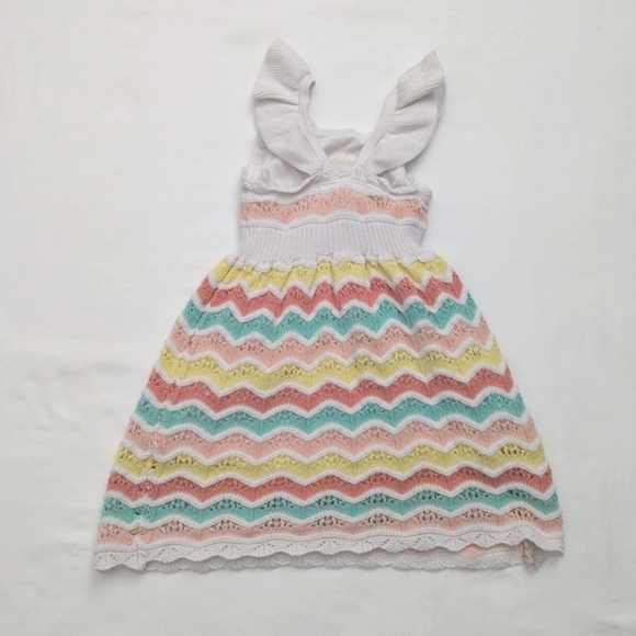 C&C California Kids Soft Knit Crochet Dress Toddler Summer - Picture 4 of 6